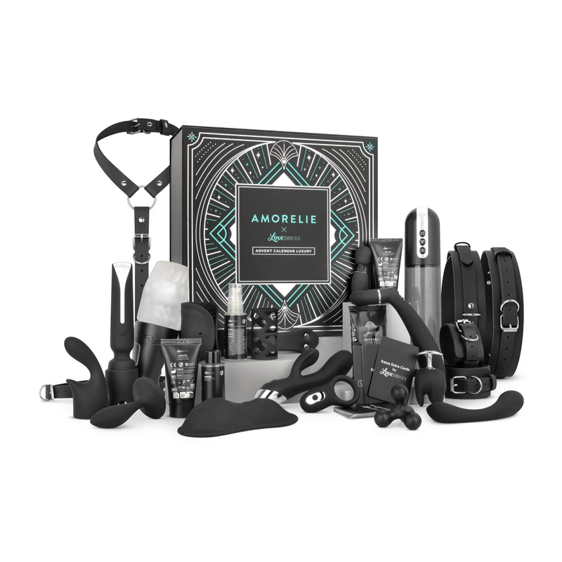 Der Inhalt der 'Luxury Edition' des Amorelie Adventskalenders 2025