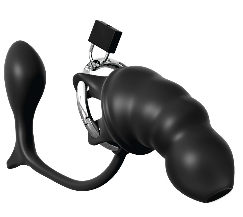 Anal Fantasy Elite Peniskäfig Ass-Gasm Cock Blocker mit Analplug Produktbild