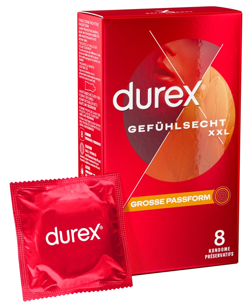 Durex Gefühlsecht XXL Kondome  Produktbild