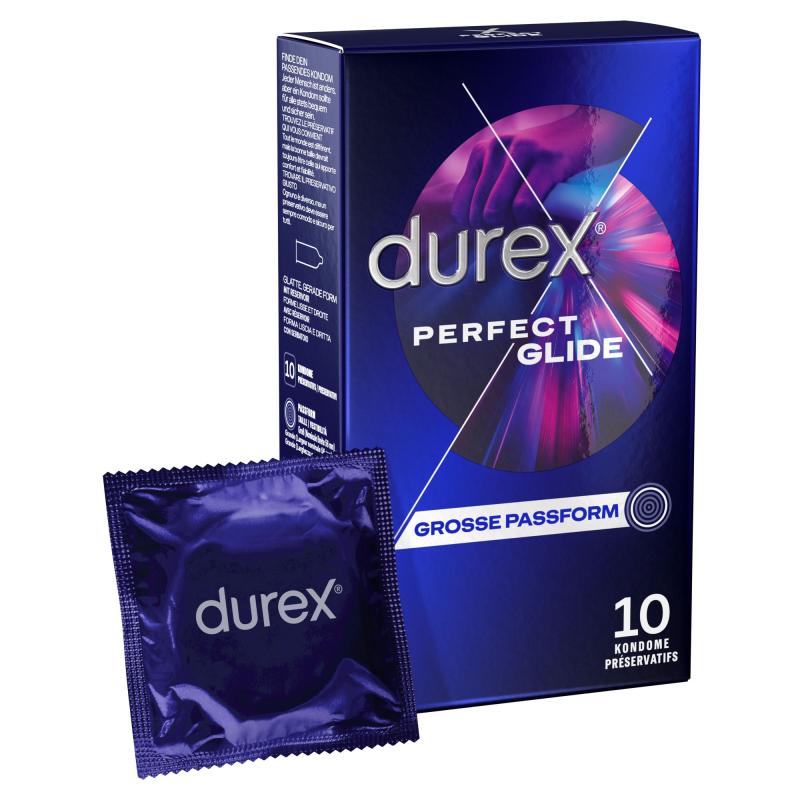Durex Perfect Glide Kondome 10 Stück Produktbild