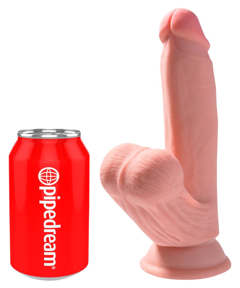 King Cock Plus Triple Density Dildo mit schwingenden Hoden Produktbild