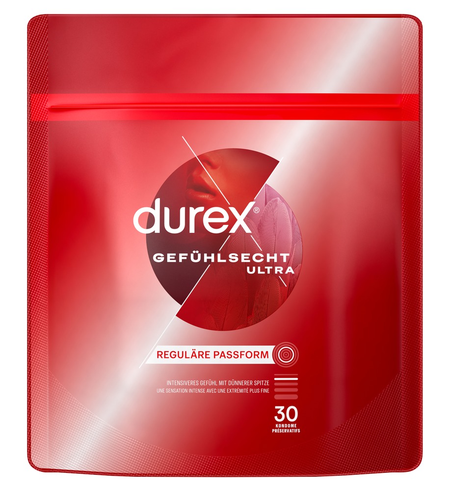 Durex Gefühlsecht Ultra Kondome (30 Stück) Produktbild