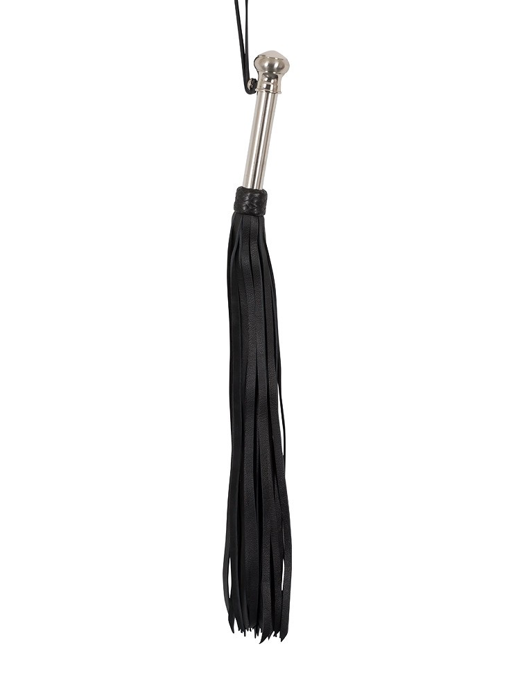 Zado Leder Flogger mit Griff aus Edelstahl Produktbild